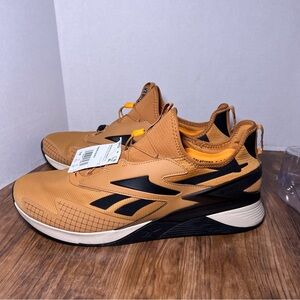 Reebok Nano X3 Froning Court Brown/Core Black/Stucco Men's size 14